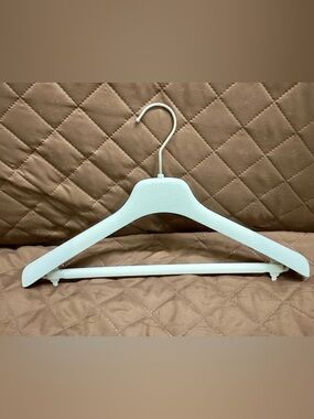 Light Mint Velvet Padded Clothes Hanger